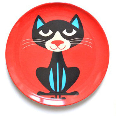 Melamine plate Cat * Ingela P Arrhenius