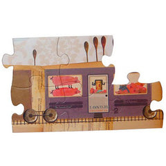 2 meter long train puzzle